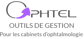 Logo Ophtel outils de gestion pour les cabinets d'ophtalmologie